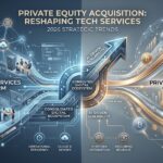 Digital representation of a tech services firm acquired today by a private equity group for growth.