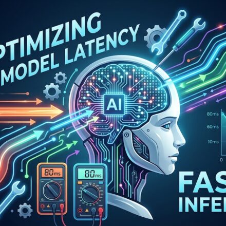 Infographic detailing how to fix open source AI model latency for faster inference.